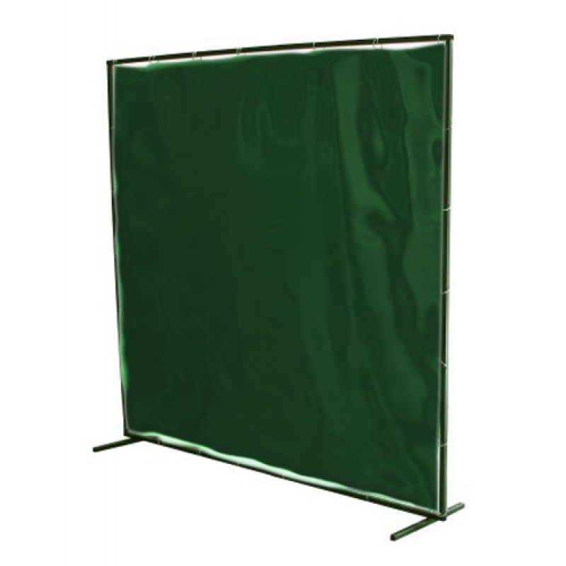 Portable Welding Screen 6' x 6' Low Vis Green