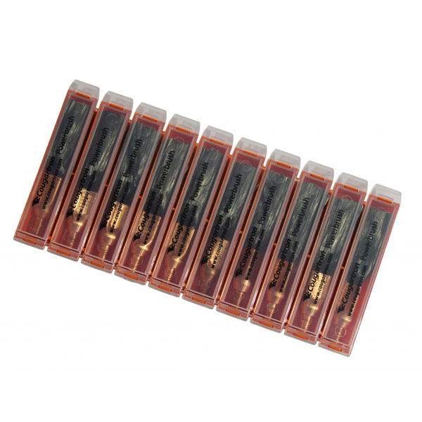 Cougartron Copper Brushes Pack of 10