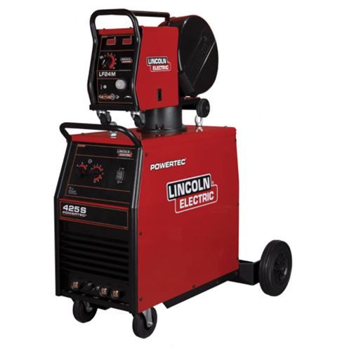 Lincoln Powertec 425S, Gas Cooled and Separate Wire Feed Ready to Weld MIG Welder Package