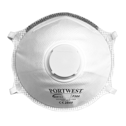Portwest FFP3 Folding Valved Respirator Face Mask