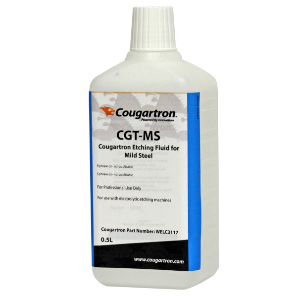 COUGARTRON ETCHING FLUID MS 0.5L FOR MILD STEEL