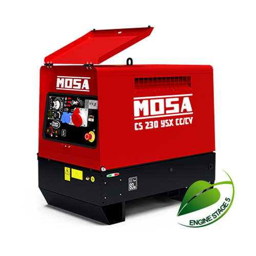 MOSA CS 230 YSX ECO Welder Generator Package - Site ready